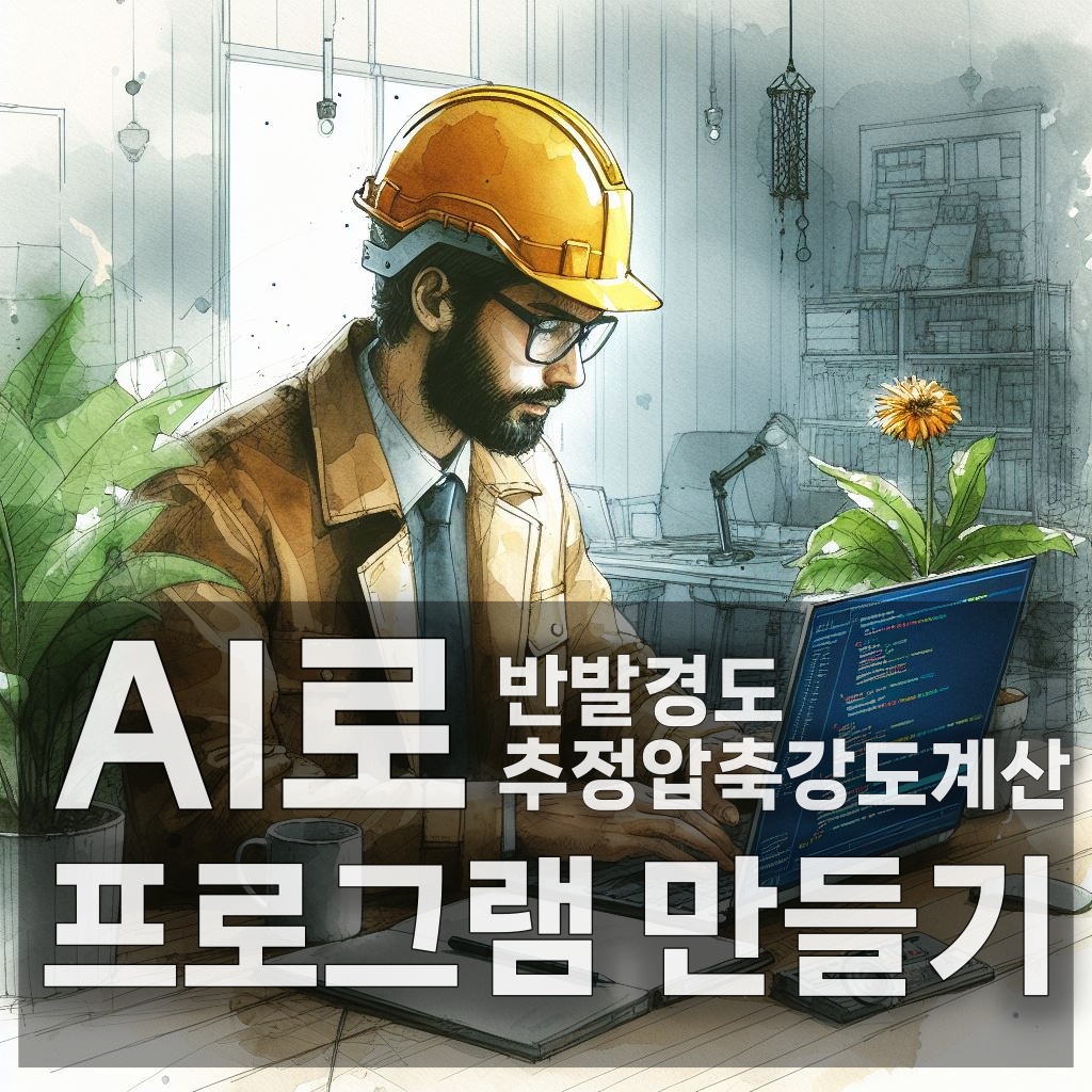 AI로 반발경도 추정압축강도계산 프로그램 만들기 -1