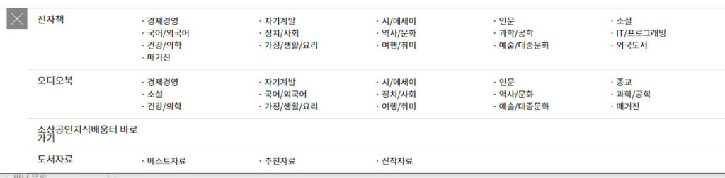 한달 무료 전자책 도서관 3권씩 빌리는 가장 합리적인 방법(소상공인 지식배움터)