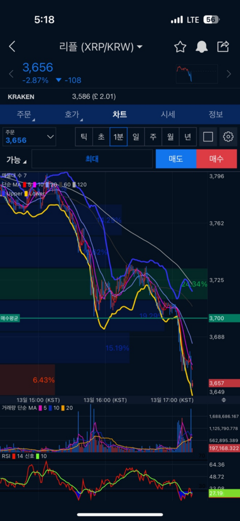 AI차트분석 과연 믿을만한걸까? - 리플(XRP)로 직접 1일 테스트